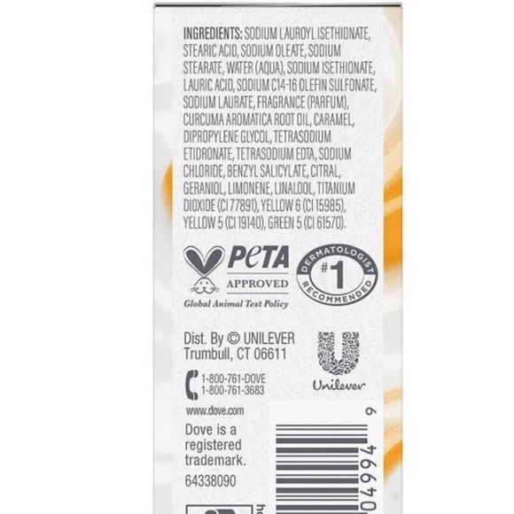 NWT Dove Beauty Plant Based Turmeric Bar
Soap - Turmeric & Lemon Drop - 5oz - Picture 4 of 8